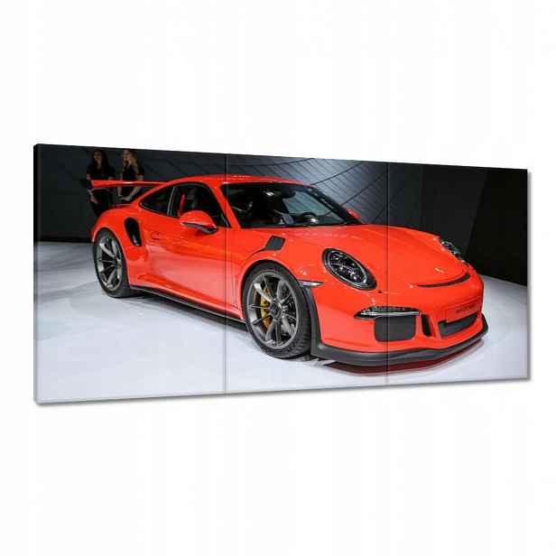 Obrazy 180x90 Červené Porsche