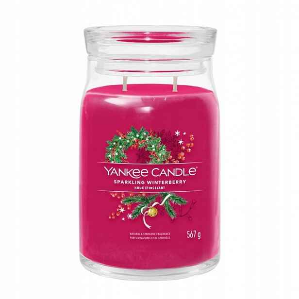 Yankee Candle Sparkling Winterberry Velká svíčka