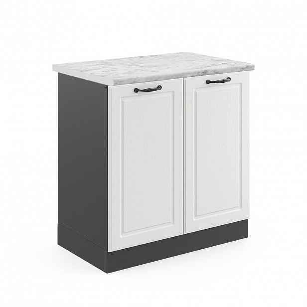 Vicco SKŘÍŇKA POD DŘEZ R-Line Bílý venkovský dům 80 cm , PD Mramor