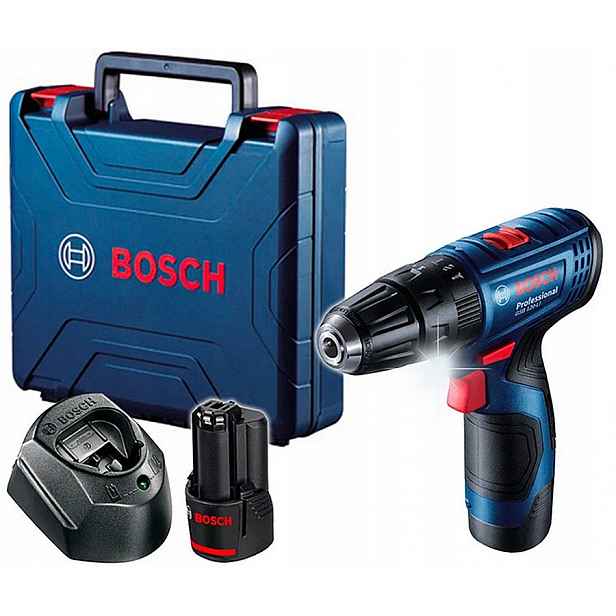 Bosch Professional 12V vrtací aku šroubovák Gsb 120-LI, 2x2Ah (06019G8100)