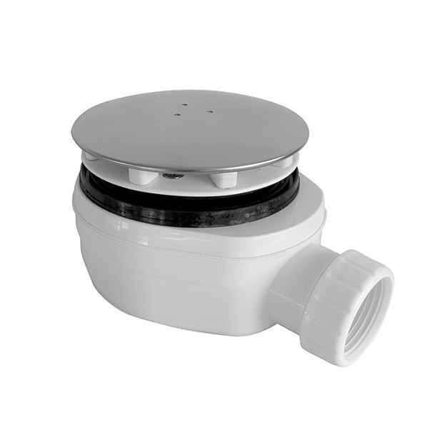 Plast Brno Sifon 90 mm nízký inox EWNN940 s nerezovou krytkou