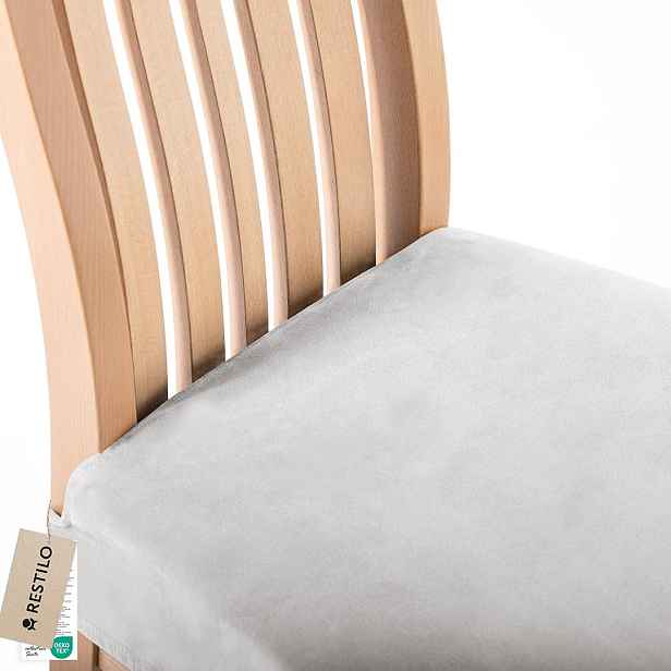 Restilo Napínací potah na židli SENTO I 1 ks světle šedý