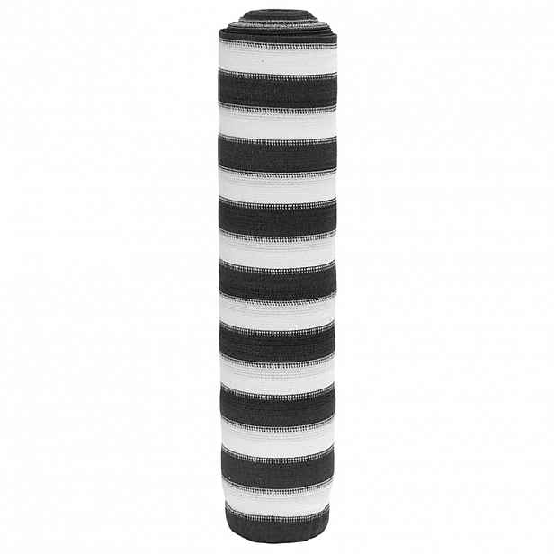 vidaXL Stínicí tkanina antracitová a bílá 2 x 25 m HDPE 75 g/m²