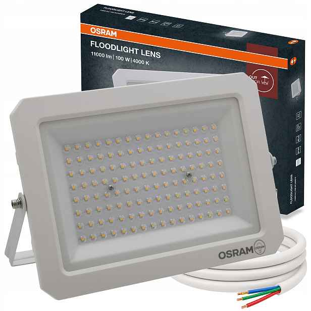 Led reflektor Halogenová lampa 100W 11000lm 4000K IP65 Osram