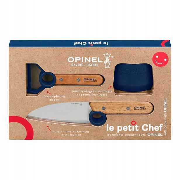 Opinel Le Petit Chef Dětská kuchařská sada, modrá
