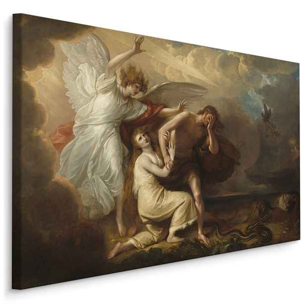 Plátno Benjamin West "Vyhnanství Adama A Evy Z Ráje" 30x20 cm Varianta: 30x20