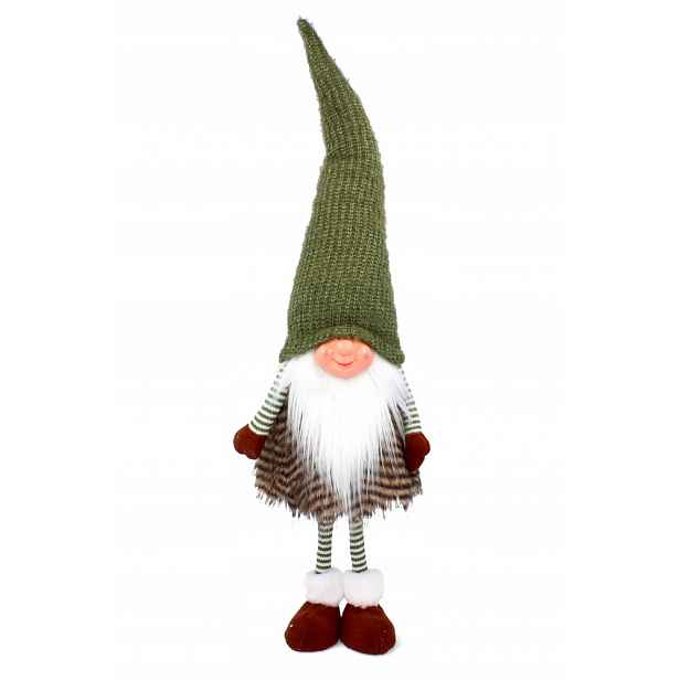 Skřítek Vánoční Trpaslík Dekorativní Ozdoba 85 cm