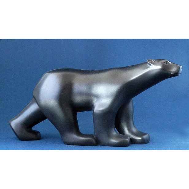 Figurka Polárního medvěda podle Francoise Pompona, verze Bronze, Parastone