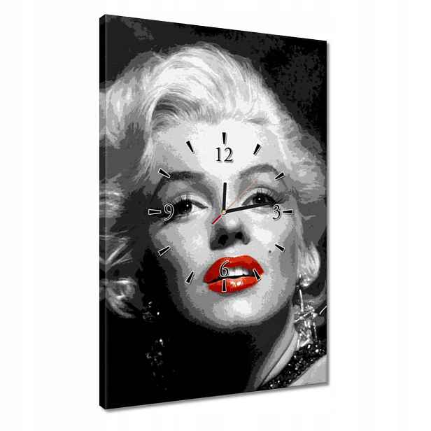 Hodiny 40x60 Marilyn Monroe autogram