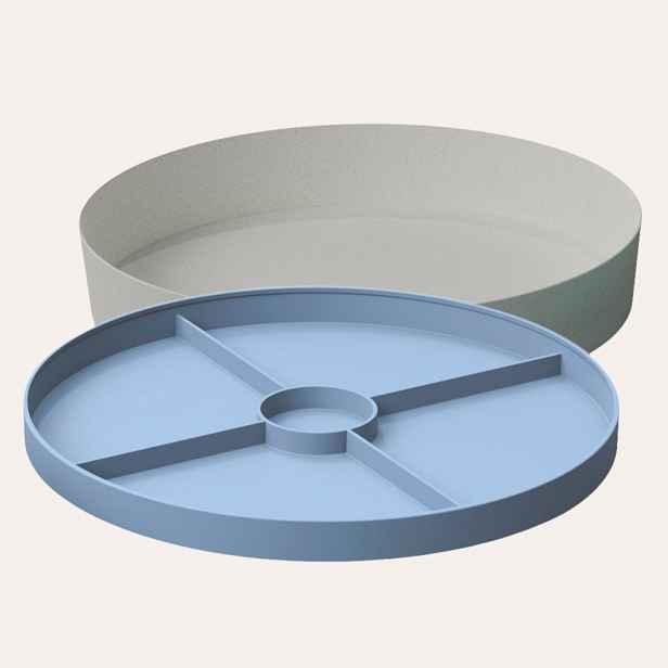 Jellystone Designs Senzorický třídící tác Play Tray, modrý