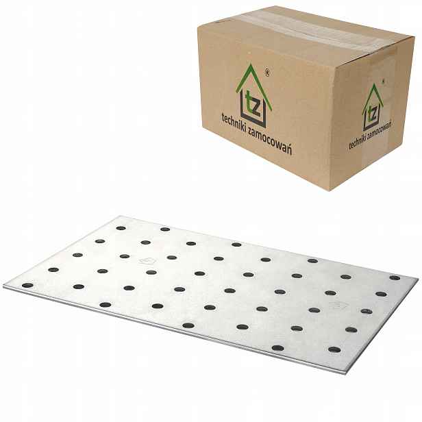 Perforované destičky 100x160 x 2 mm 50 ks Tesařské spojky ploché PP44