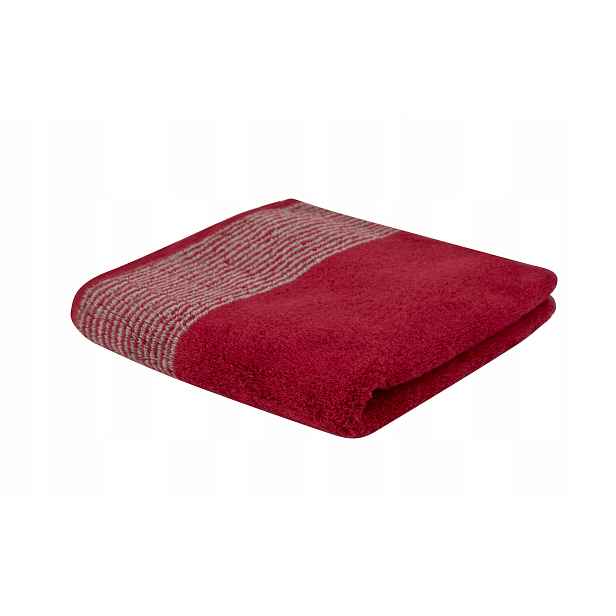 Ručník Two-tone Bordeaux 50x100 cm