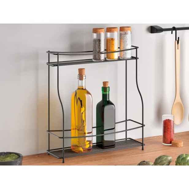 Stojan na dochucovadla a kořenky Balsamico Lava TouchTherm 2, černý