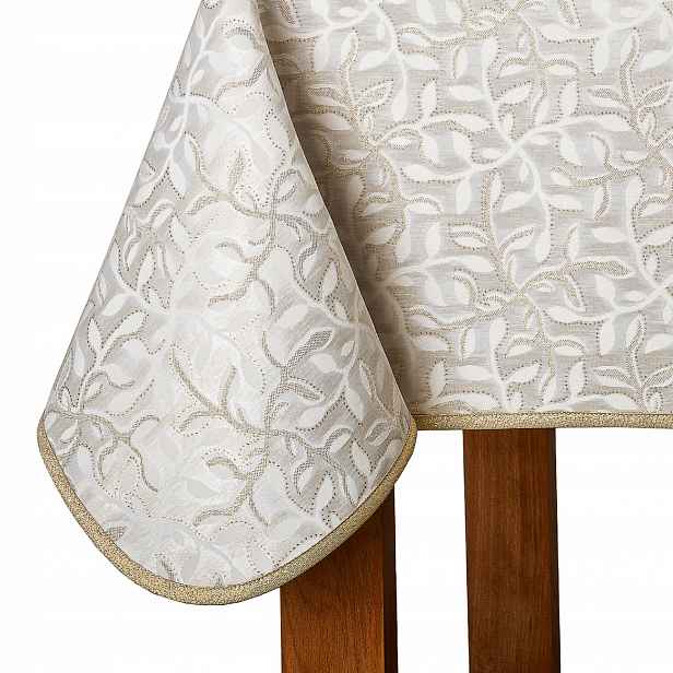 Ubrus se zlatým lemováním 6475-3289 130 x 230 cm