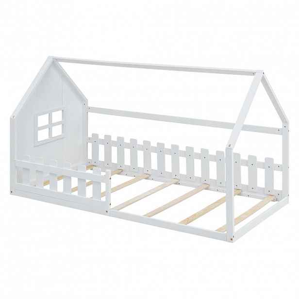 Urban Meuble DĚTSKÁ POSTEL 90x200, dětská postel bílá borovice