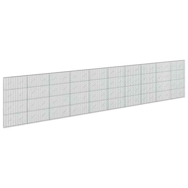 vidaXL Gabion s drátem 5 mm a síťkou 5x10 cm 1000x10x200 cm