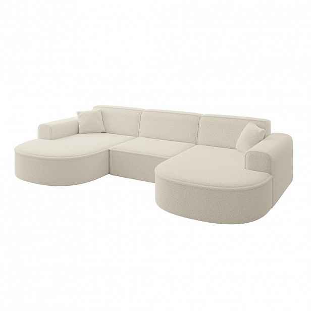 ALTDECOR SEDACÍ SOUPRAVA MARI-U1 – 303 × 171 × 79 cm, béžová buklé
