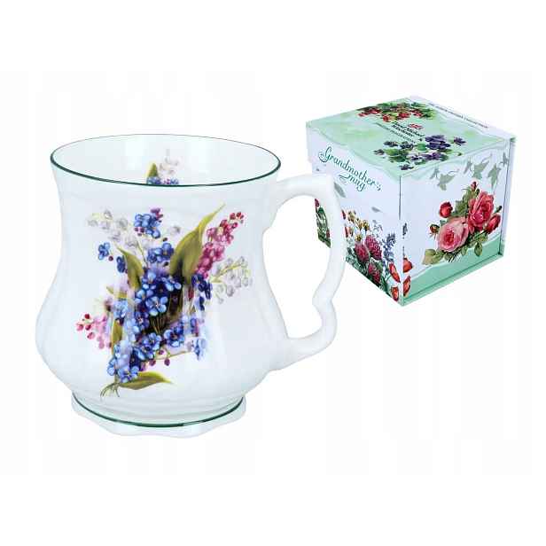 Carmani Porcelánový hrnek s babičkou Polní květy
