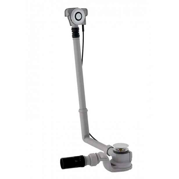 Geberit - Vanová odtoková a přepadová souprava, ovládání PushControl, délka 280 mm, chrom 150.752.21.6