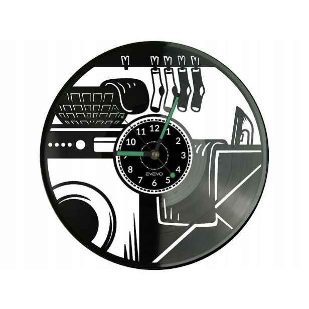 Práce Prádelna Nápad na Dárek Nástěnná Dekorace z vinylové desky
