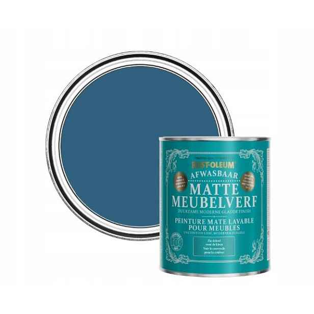 Rust-oleum Omyvatelná matná barva na nábytek – kobalt 750 ml na nábytek