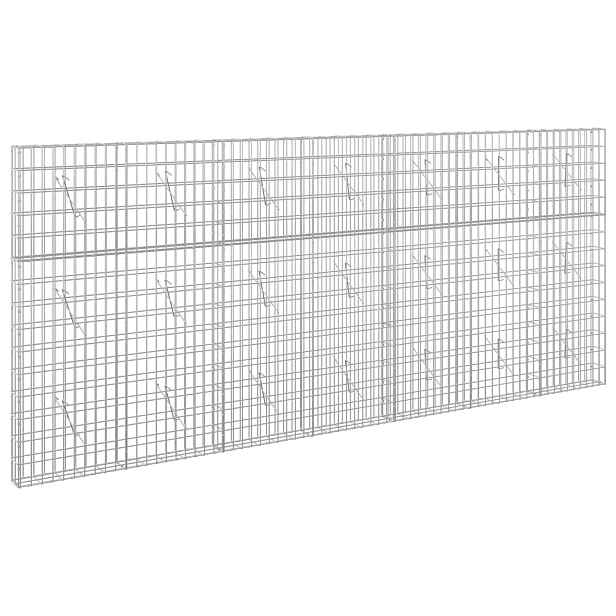 vidaXL Gabion s drátem 5 mm a síťkou 5x10 cm 350x10x150 cm