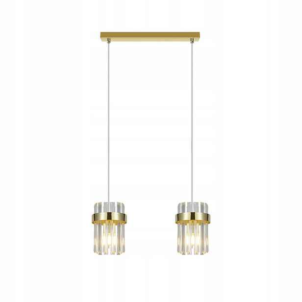 Závěsná lampa Vetro Zlatá LP-2910/2L Light Prestige