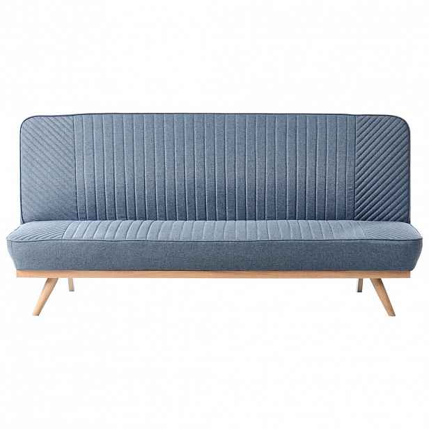 Beliani ROZKLÁDACÍ POHOVKA 191/108 cm Modrá Kalfafel