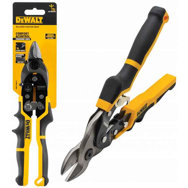 Nůžky na stříhání plechu ergo Hvac DeWalt