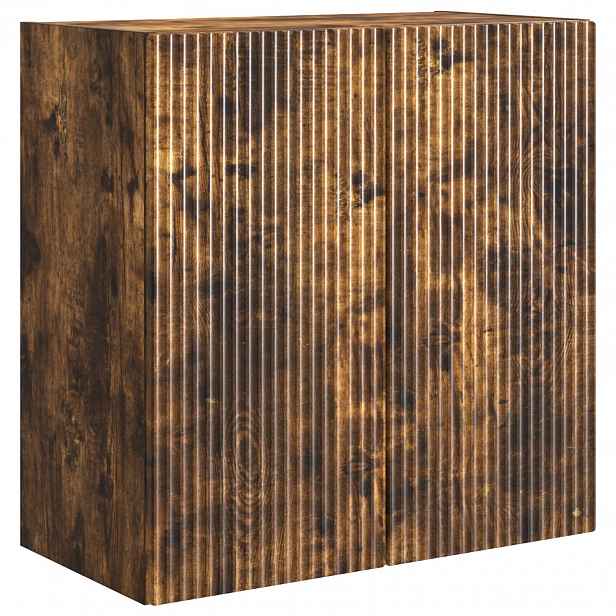 vidaXL Nástěnná skříň 59 x 31 x 60 cm Kompozitní dřevo Kouřový dub
