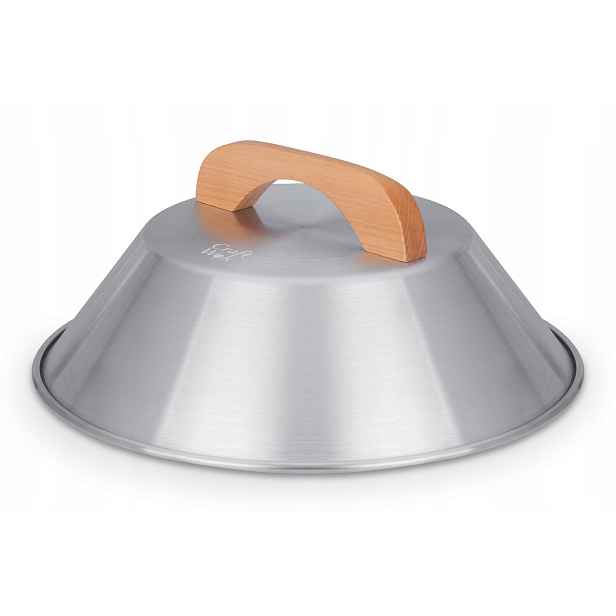 Kopulové víko 33 cm pro Woki pánev 35 cm Dřevěná Rukojeť Craft Wok
