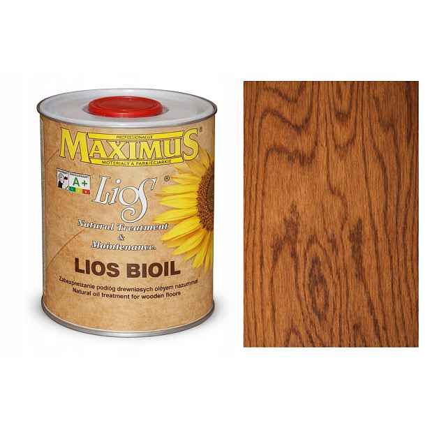 Maximus Lios Bioil Castagno Kaštan 1L barvící olej na dřevo