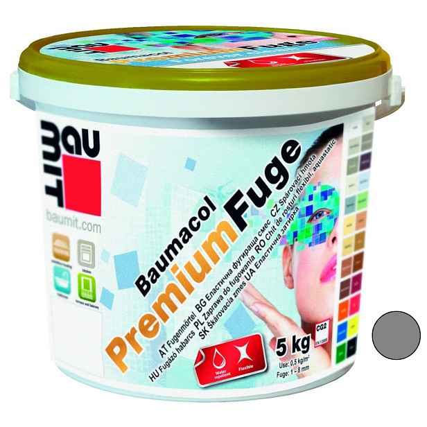 Hmota spárovací Baumit Baumacol PremiumFuge cement grey 5 kg