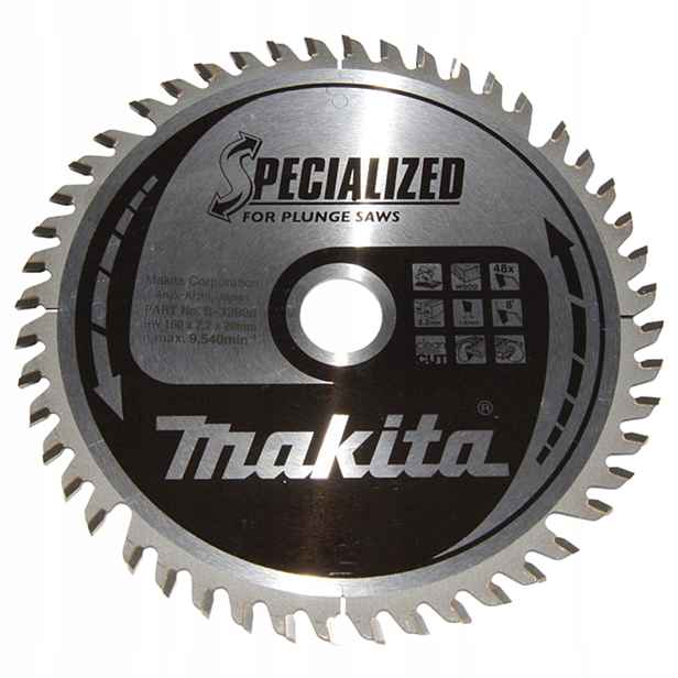 Řezací Kotouč 160X20 48Z Makita B-32998 Zahloubení