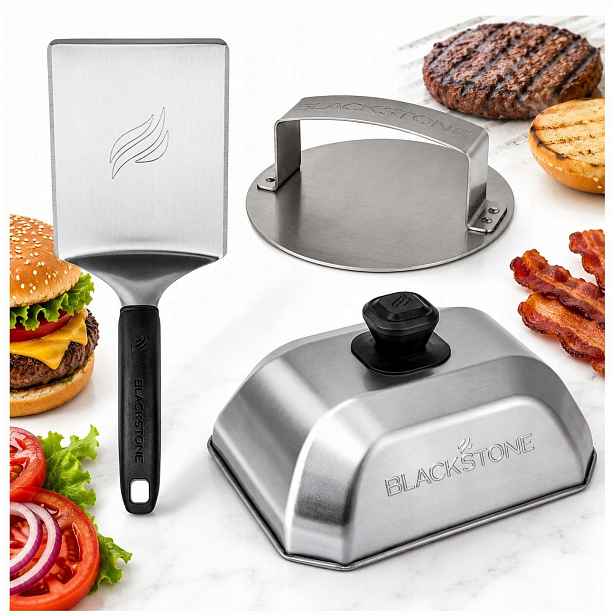 Blackstone 5462EU Hamburger Kit sada 3ks nástrojů na grilování burgerů