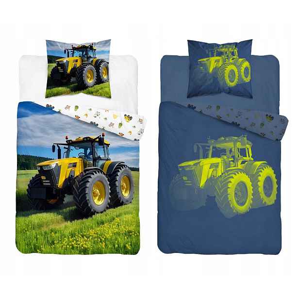 Dětské povlečení 140x200 pro chlapce Traktor 5849A