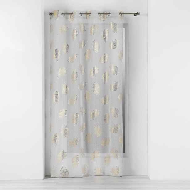 Záclona v béžové a zlaté barvě 140x280 cm Sunny – douceur d'intérieur