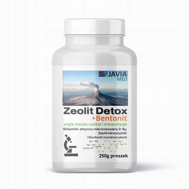 Zeolit Detox Bentonit 250g Aktivní Nejjemnější 2-6 mikronů Kvalita Top