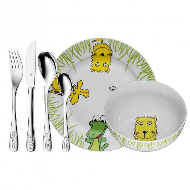 6dílný dětský jídelní set WMF Cromargan® Safari