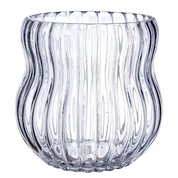 PEARL Lucerna skleněná 19 cm - čirá