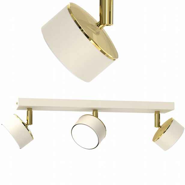 Stropní Svítidlo Stropní Reflektor Ecru Béžová GX53 Polská Moderní Lampa 3-BODOVÁ