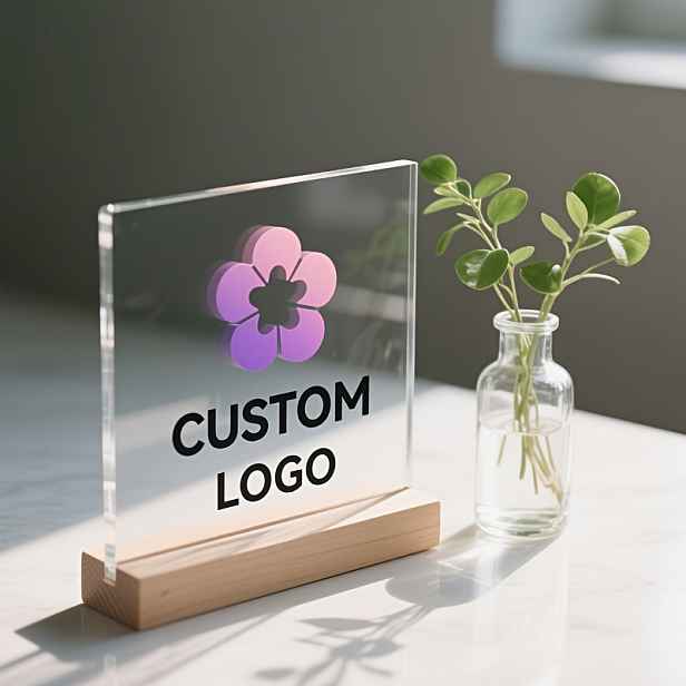 TEMU [2D plochý] 1ks Přizpůsobitelné Foto Logo Jméno Obrázek Tisknutelný Akryl Pár Kamarád Domácí mazlíček Krajina Dekorace do Ložnice Obývacího