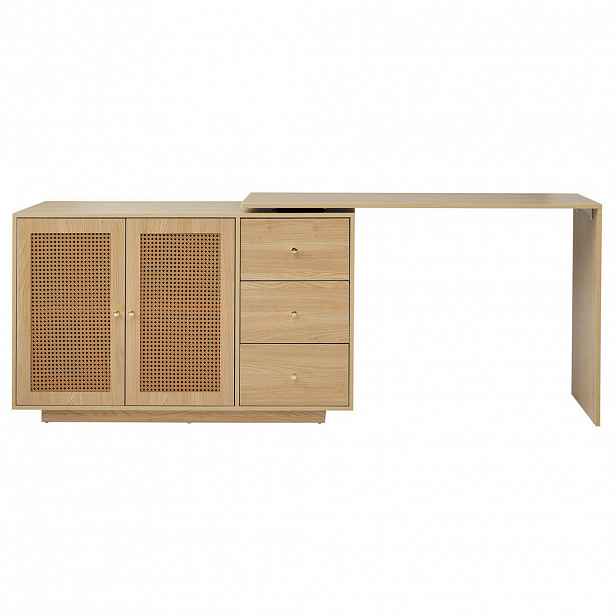 Urban Meuble SIDEBOARD s dvířky a zásuvkami v dekoru dub