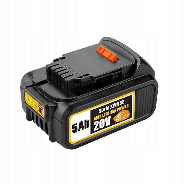 Akumulátor Baterie 20V 5AH Náhrada Za Dewalt Xr 18V Max Lithium Power Led