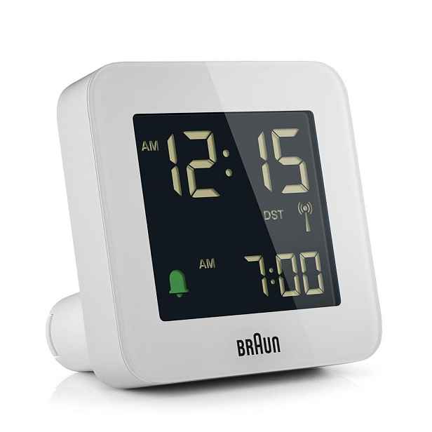 Budík Braun BC09 LCD radio controlled Dcf