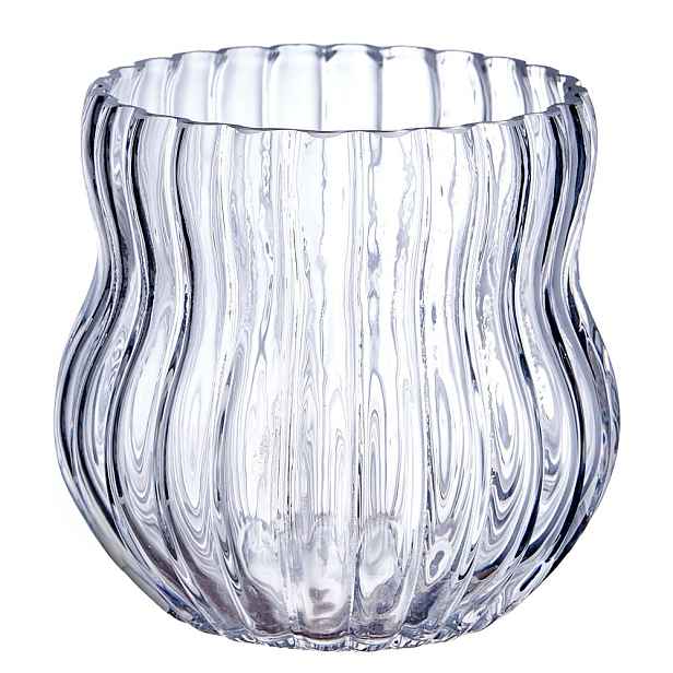 PEARL Lucerna skleněná 14 cm - čirá