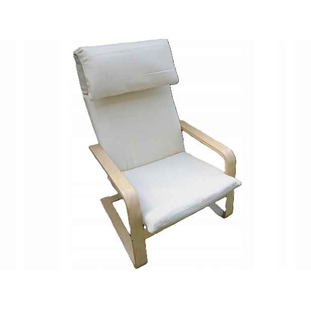 polštář křeslo Ikea Pello Poang 8 cm creme Lira