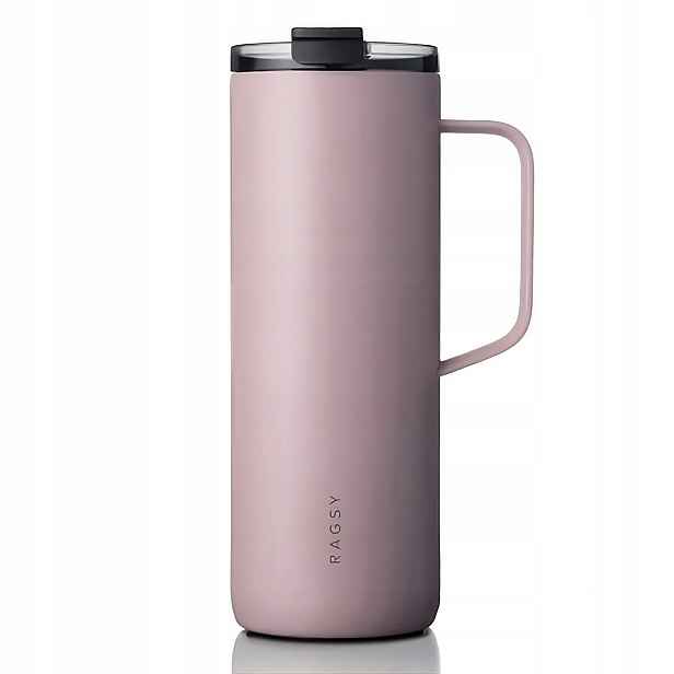 Termohrnek s držadlem a dvěma uzávěry Ragsy Tumbler Lila 600 ml 1 Ks