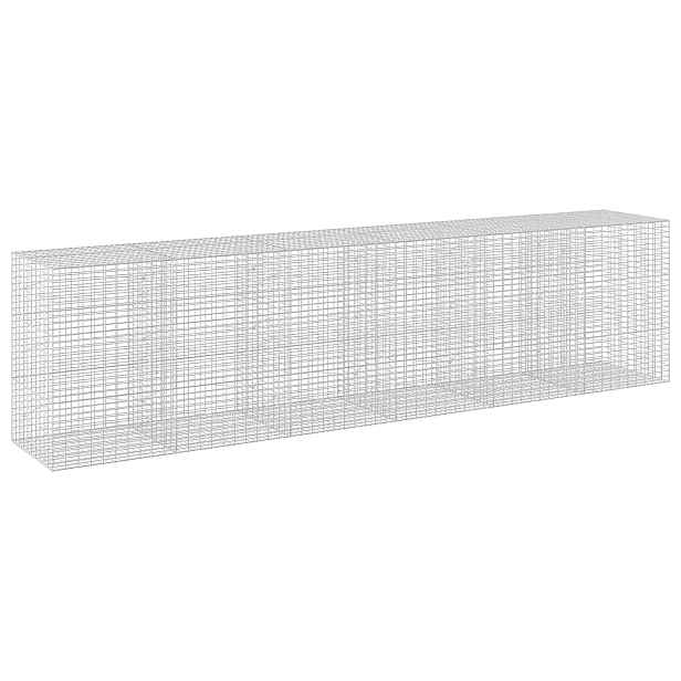 vidaXL Gabion s drátem 5 mm a síťkou 5x10 cm 600x100x150 cm