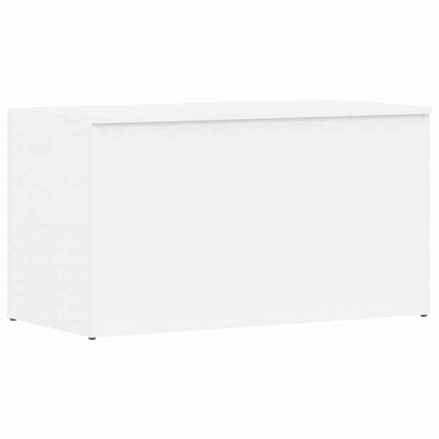 vidaXL Úložná truhla bílá 84 x 42 x 46 cm kompozitní dřevo